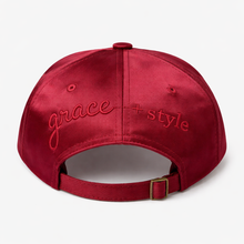 Load image into Gallery viewer, D. Dot Buckle back Cap- Red Wine/ Pink
