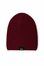 Load image into Gallery viewer, D. Grace Buckle-back Beanie-Fine Wine Burgundy
