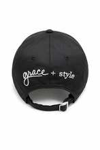Load image into Gallery viewer, D. Dot Buckle back Cap- Black/White
