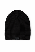 Load image into Gallery viewer, D. Grace Buckle-back Beanie-Black
