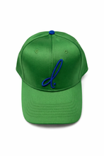 Load image into Gallery viewer, D. Dot Buckle back Cap -Green/Cobalt
